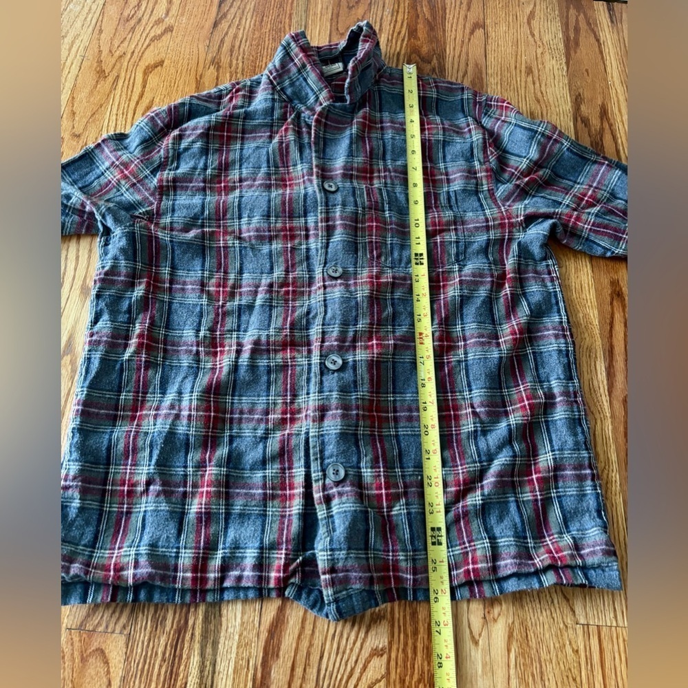 L.L. Bean Women’s Plaid Pajama Shirt - Medium - Picture 8 of 9